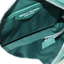 Maison Margiela Chain Shoulder Bag Leather Green Silver Auth am11687M-10