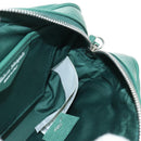 Maison Margiela Chain Shoulder Bag Leather Green Silver Auth am11687M-20