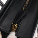 CELINE Luggage Mini Shopper Hand Bag Leather Pink Black Auth am11689V-15