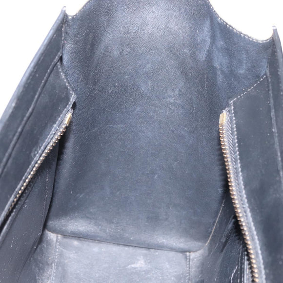 CELINE Luggage Mini Shopper Hand Bag Leather Pink Black Auth am11689V