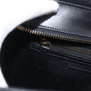CELINE Luggage Mini Shopper Hand Bag Leather Pink Black Auth am11689V-20
