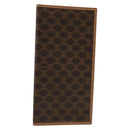 CELINE Macadam Canvas Billfold Wallet PVC Leather Brown Auth am11691A-1