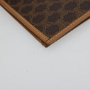 CELINE Macadam Canvas Billfold Wallet PVC Leather Brown Auth am11691A-16