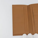 CELINE Macadam Canvas Billfold Wallet PVC Leather Brown Auth am11691A-18