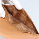 CELINE Macadam Canvas Billfold Wallet PVC Leather Brown Auth am11691A-10