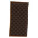CELINE Macadam Canvas Billfold Wallet PVC Leather Brown Auth am11691A-2