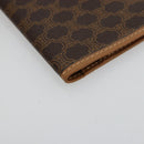 CELINE Macadam Canvas Billfold Wallet PVC Leather Brown Auth am11691A-14