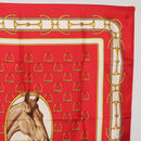 CELINE Scarf Silk 2 Set Red Blue Auth am11693-10