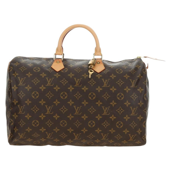 LOUIS VUITTON Monogram Speedy 40 Hand Bag M41522 LV Auth am11695V