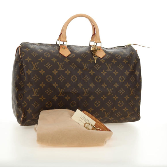 LOUIS VUITTON Monogram Speedy 40 Hand Bag M41522 LV Auth am11695V