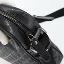 GUCCI GG implementation Shoulder Bag PVC Black Silver 201448 Auth am11696V-14