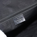 GUCCI GG implementation Shoulder Bag PVC Black Silver 201448 Auth am11696V-16