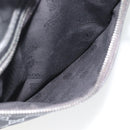 GUCCI GG implementation Shoulder Bag PVC Black Silver 201448 Auth am11696V-22