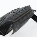 GUCCI GG implementation Shoulder Bag PVC Black Silver 201448 Auth am11696V-6