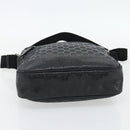 GUCCI GG implementation Shoulder Bag PVC Black Silver 201448 Auth am11696V-9