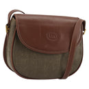 GUCCI Shoulder Bag PVC Leather Brown Gold 007 14 0074 Auth am11698-1