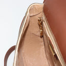 GUCCI Shoulder Bag PVC Leather Brown Gold 007 14 0074 Auth am11698-19