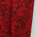 VALENTINO Floral Scarf Silk Red Auth am11699V-7