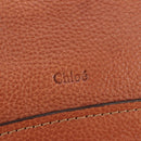 Chloe Paraty Handtas Leer 2way Bruin Goud Auth am11700V-19