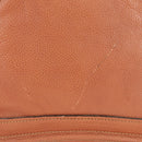 Chloe Paraty Handtas Leer 2way Bruin Goud Auth am11700V-4
