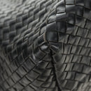 BOTTEGA VENETA INTRECCIATO Cabas GM Hand Bag Leather Black Auth am11701SM-8