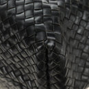 BOTTEGA VENETA INTRECCIATO Cabas GM Hand Bag Leather Black Auth am11701SM-15