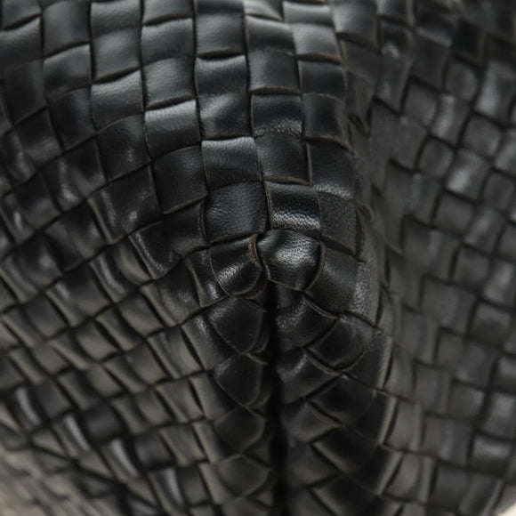 BOTTEGA VENETA INTRECCIATO Cabas GM Hand Bag Leather Black Auth am11701SM