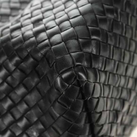 BOTTEGA VENETA INTRECCIATO Cabas GM Hand Bag Leather Black Auth am11701SM