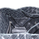 BOTTEGA VENETA INTRECCIATO Tote Bag Leather Black Auth am11702SM-20