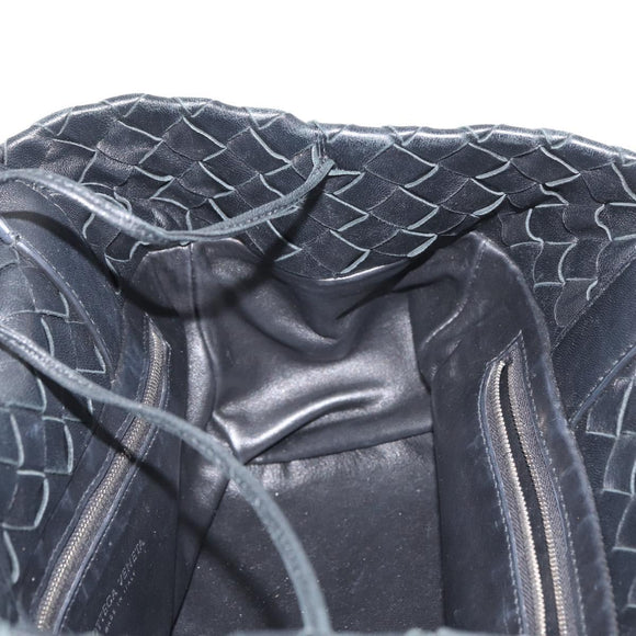 BOTTEGA VENETA INTRECCIATO Tote Bag Leather Black Auth am11702SM