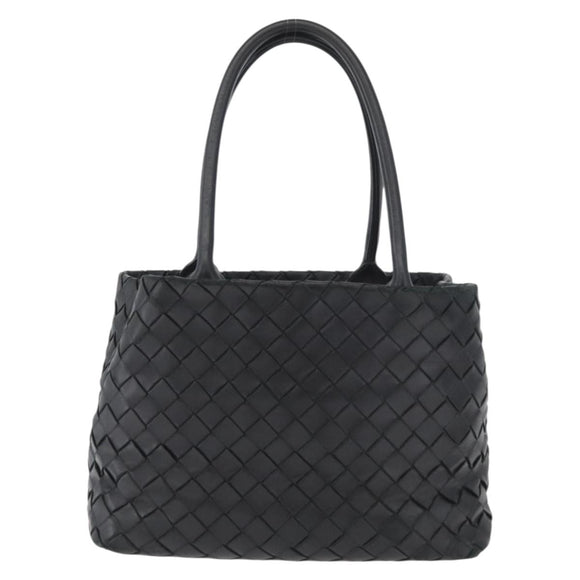 BOTTEGA VENETA INTRECCIATO Tote Bag Leather Black Auth am11702SM