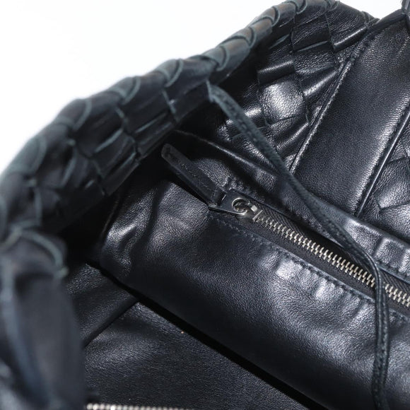 BOTTEGA VENETA INTRECCIATO Tote Bag Leather Black Auth am11702SM