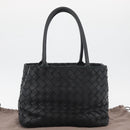 BOTTEGA VENETA INTRECCIATO Tote Bag Leather Black Auth am11702SM-12