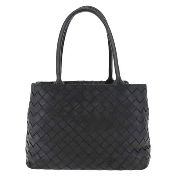 BOTTEGA VENETA INTRECCIATO Tote Bag Leather Black Auth am11702SM