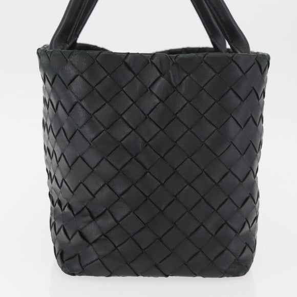 BOTTEGA VENETA INTRECCIATO Tote Bag Leather Black Auth am11702SM