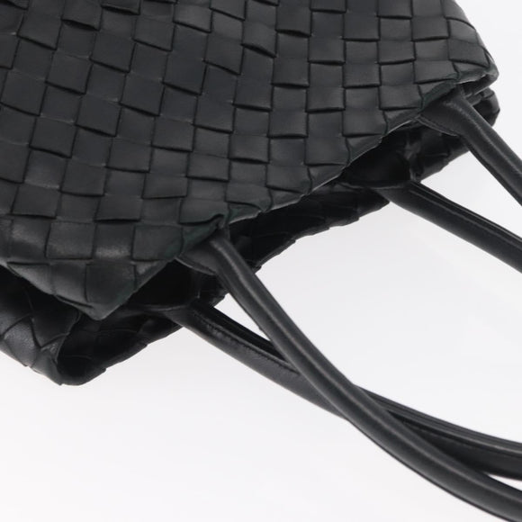 BOTTEGA VENETA INTRECCIATO Tote Bag Leather Black Auth am11702SM