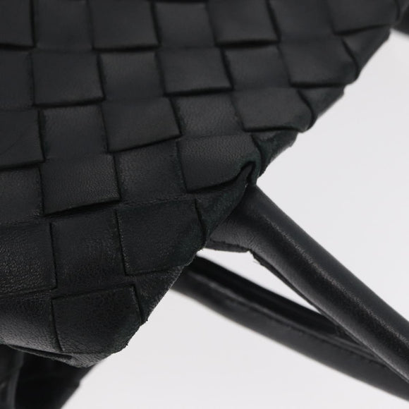 BOTTEGA VENETA INTRECCIATO Tote Bag Leather Black Auth am11702SM
