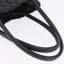 BOTTEGA VENETA INTRECCIATO Tote Bag Leather Black Auth am11702SM-8
