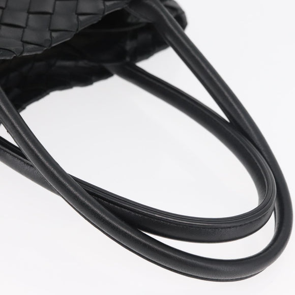BOTTEGA VENETA INTRECCIATO Tote Bag Leather Black Auth am11702SM