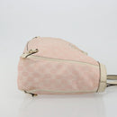 GUCCI GG Canvas Tote Bag Pink Gold 141472 Auth am11704-3