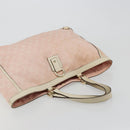 GUCCI GG Canvas Tote Bag Pink Gold 141472 Auth am11704-6