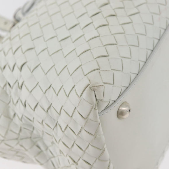 BOTTEGA VENETA INTRECCIATO Tote Bag Leather White Auth am11708A