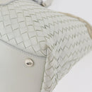 BOTTEGA VENETA INTRECCIATO Tote Bag Leather White Auth am11708A-11
