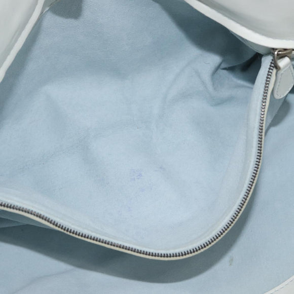 BOTTEGA VENETA INTRECCIATO Tote Bag Leather White Auth am11708A