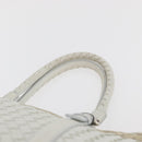 BOTTEGA VENETA INTRECCIATO Tote Bag Leather White Auth am11708A-8