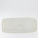 BOTTEGA VENETA INTRECCIATO Tote Bag Leather White Auth am11708A-9