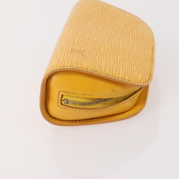 LOUIS VUITTON Monogram Epi Clutch Bag 3 Set Yellow LV Auth am11721