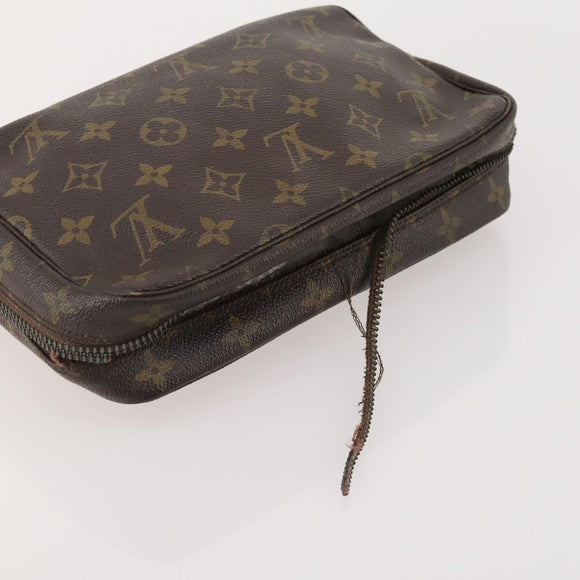 LOUIS VUITTON Monogram Epi Clutch Bag 3 Set Yellow LV Auth am11721
