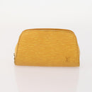 LOUIS VUITTON Monogram Epi Clutch Bag 3 Set Yellow LV Auth am11721-9