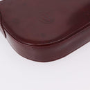 CARTIER happy Birthday Hand Bag Patent leather Bordeaux Silver Auth am11722V-15